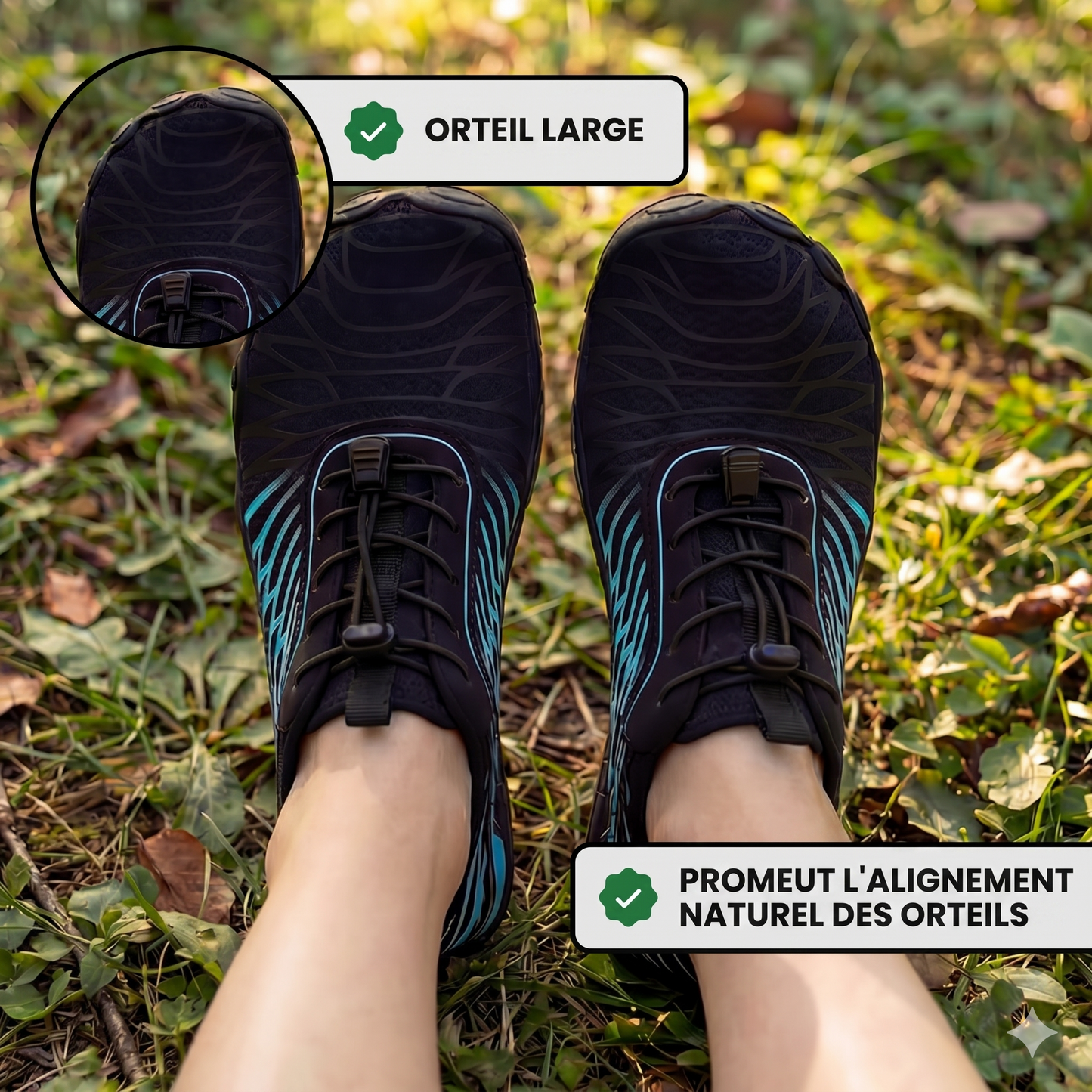 Alteos Paris - Chaussures minimalistes saines et antidérapantes (Unisexe)